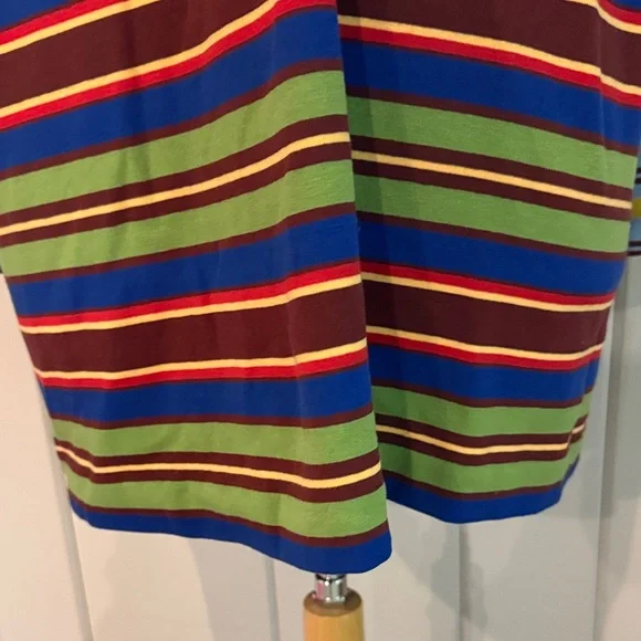 STAUD Colorful Striped Long Sleeve Dress - Picture 8 of 11